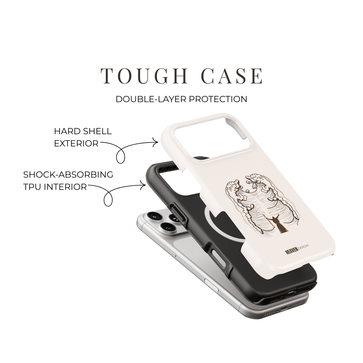 PARTED WATERS iPhone Case